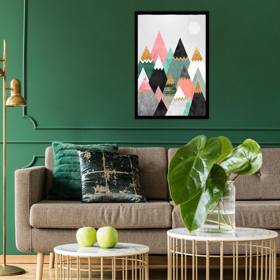 Poster Story, Plakat, Obraz - Pastelowe Góry, wymiary 70 x 100 cm