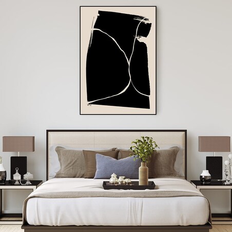 plakat black abstract 4 70x100 cm