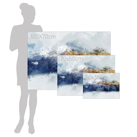 Obraz na płótnie Golden Mountains, 70 x 100 cm