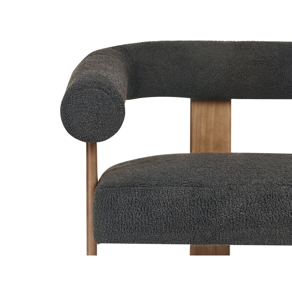 Sofa ILBRO Boucle Czarny dla 2 osób
