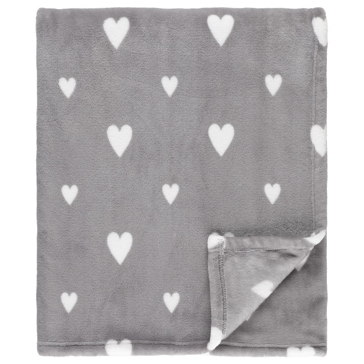 Koc polarowy 130x160 cm TULU szary