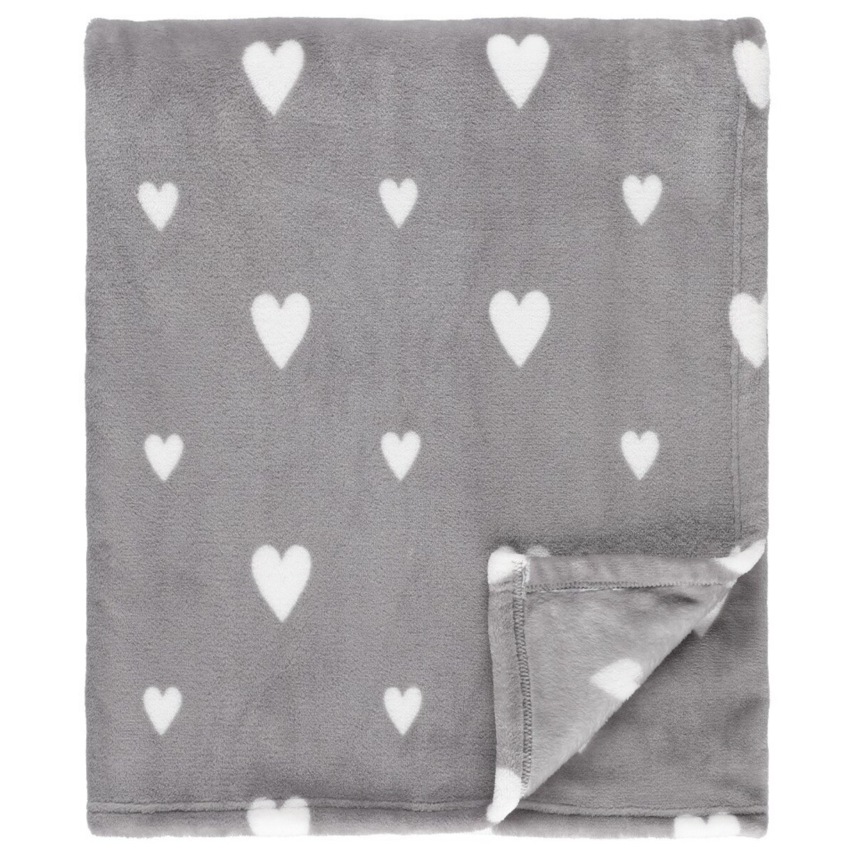 Koc polarowy 130x160 cm TULU szary