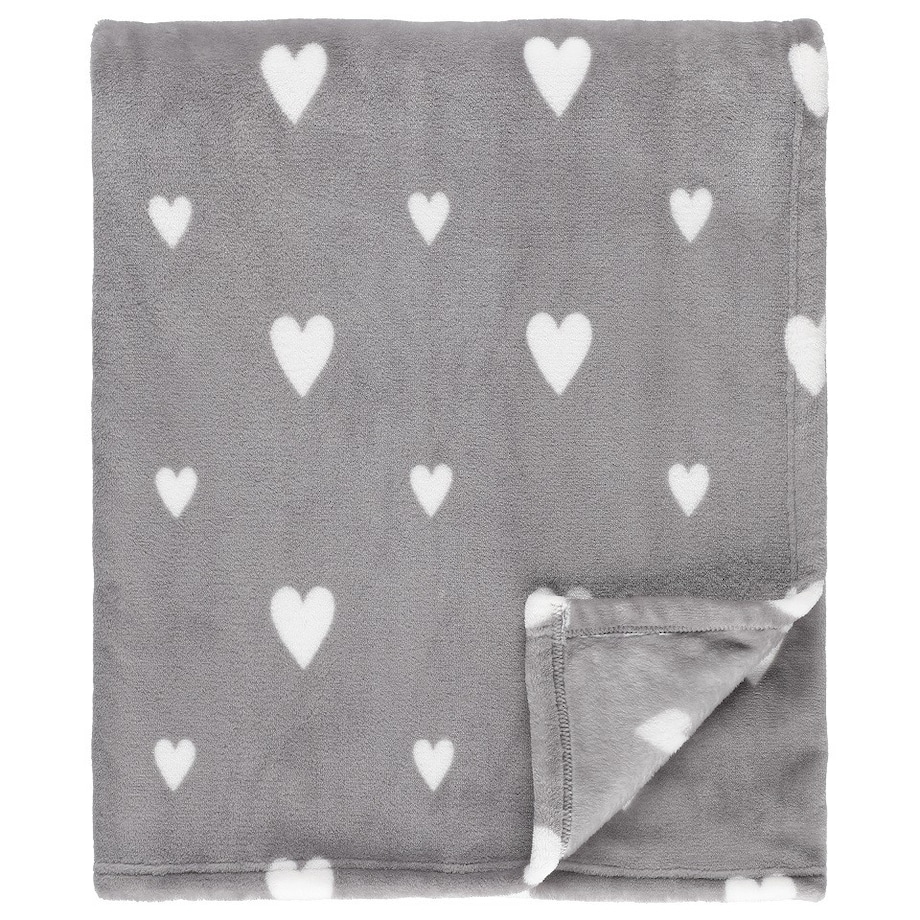 Koc polarowy 130x160 cm TULU szary