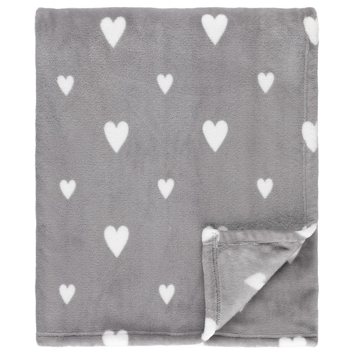 Koc polarowy 130x160 cm TULU szary