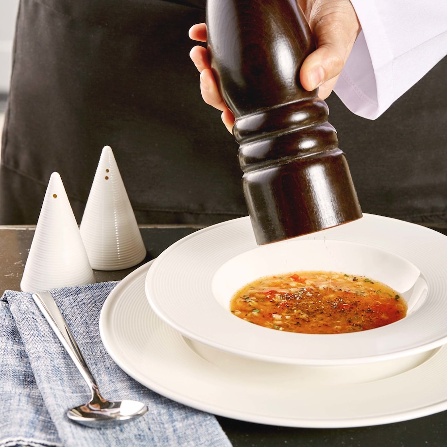 Talerz płytki Porland Line Ø320 mm kremowy