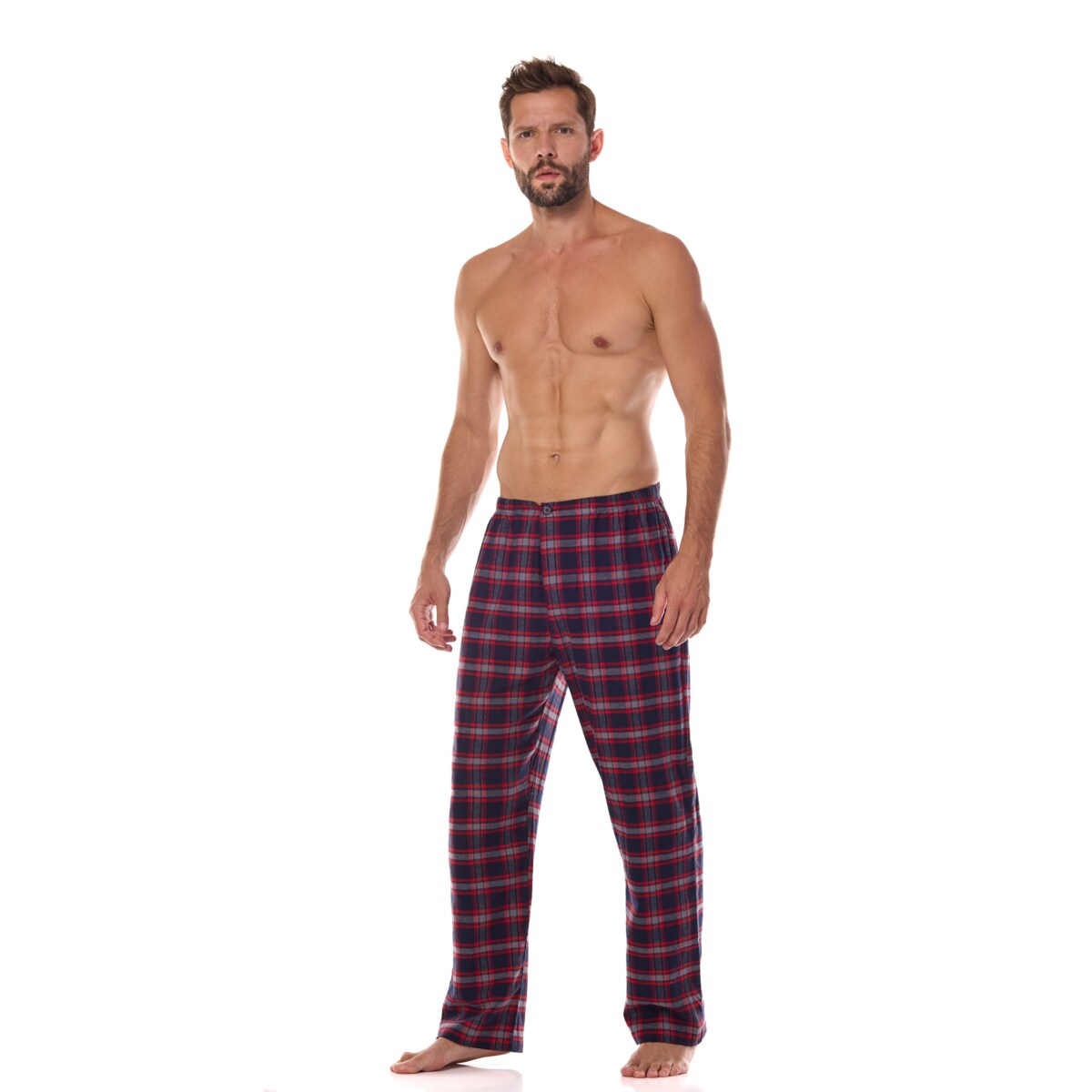 Piżama Ben PR 2471 Granatowa Granatowy, XL