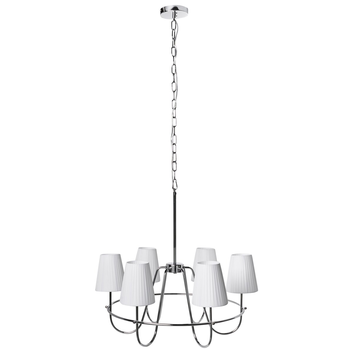Żyrandol YAMETHIN Metal Srebrny