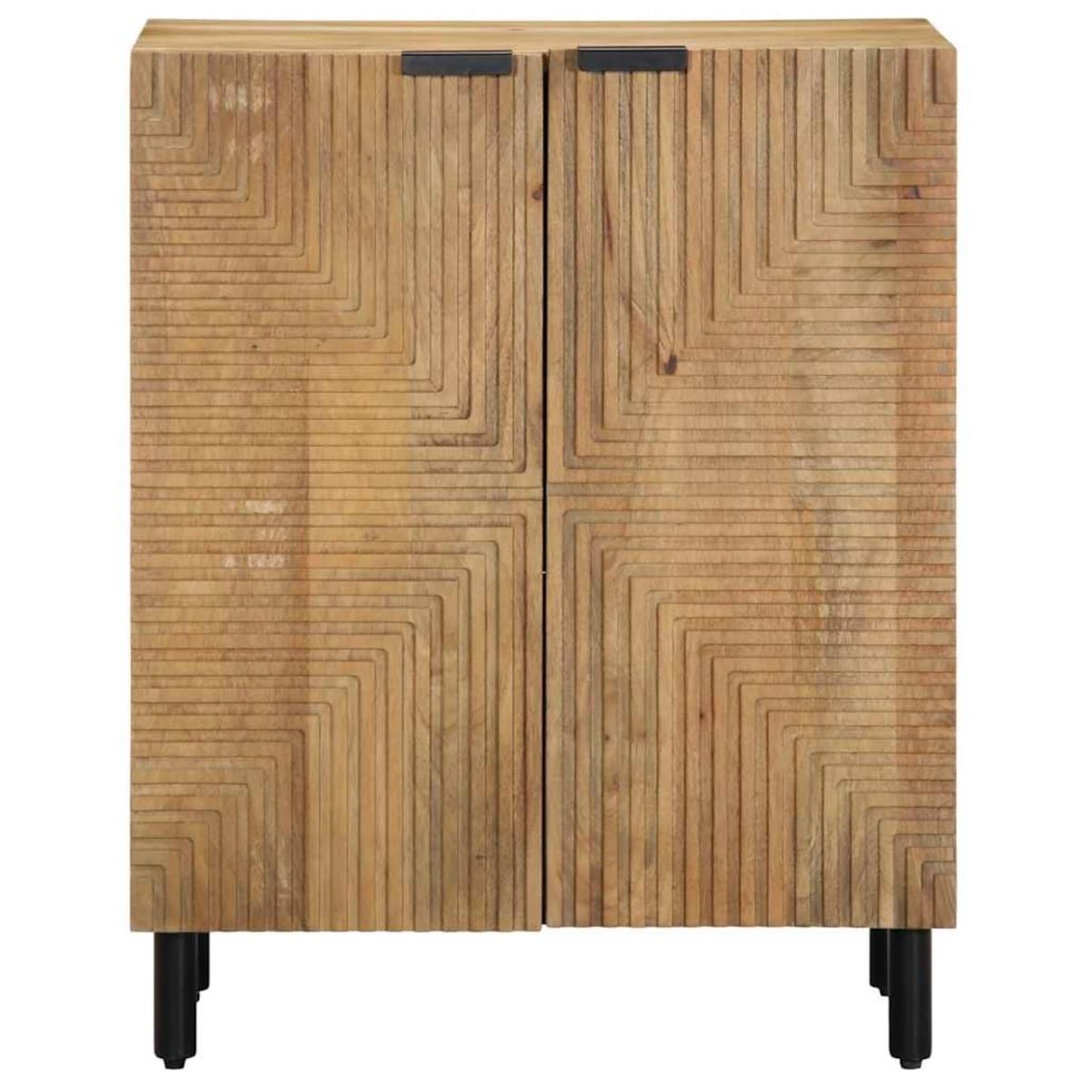 vidaXL Komoda Brązowa 60x33x75 cm Drewno lite Mango