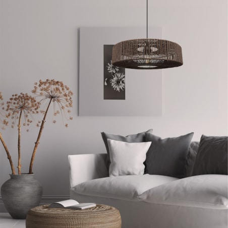 Lampa Wisząca Boho APP1295-1CP Brązowa
