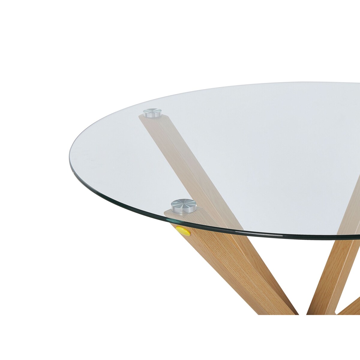 Stół do jadalni ALTURA Przezroczysty 90 cm