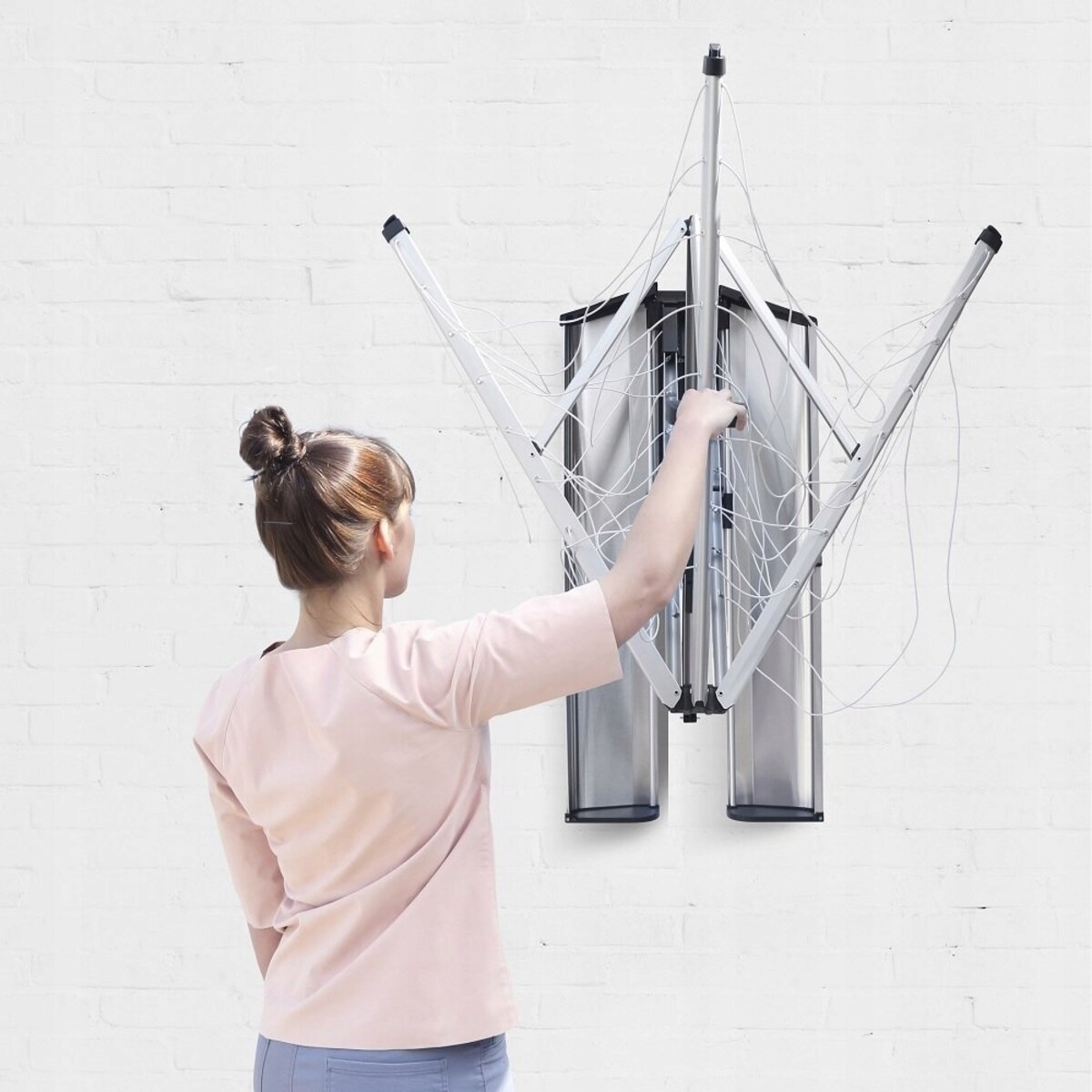 Suszarka ścienna Wallflix 24m + stalowa obudowa 475924