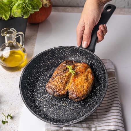 Patelnia z powłoką marmurową 20cm indukcja KLAUSBERG