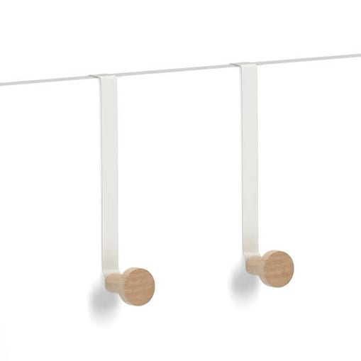 Metalowe wieszaki na drzwi, 2 szt.