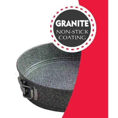 Tortownica blaszana okrągła 26cm Non-stick nieprzywierająca KLAUSBERG