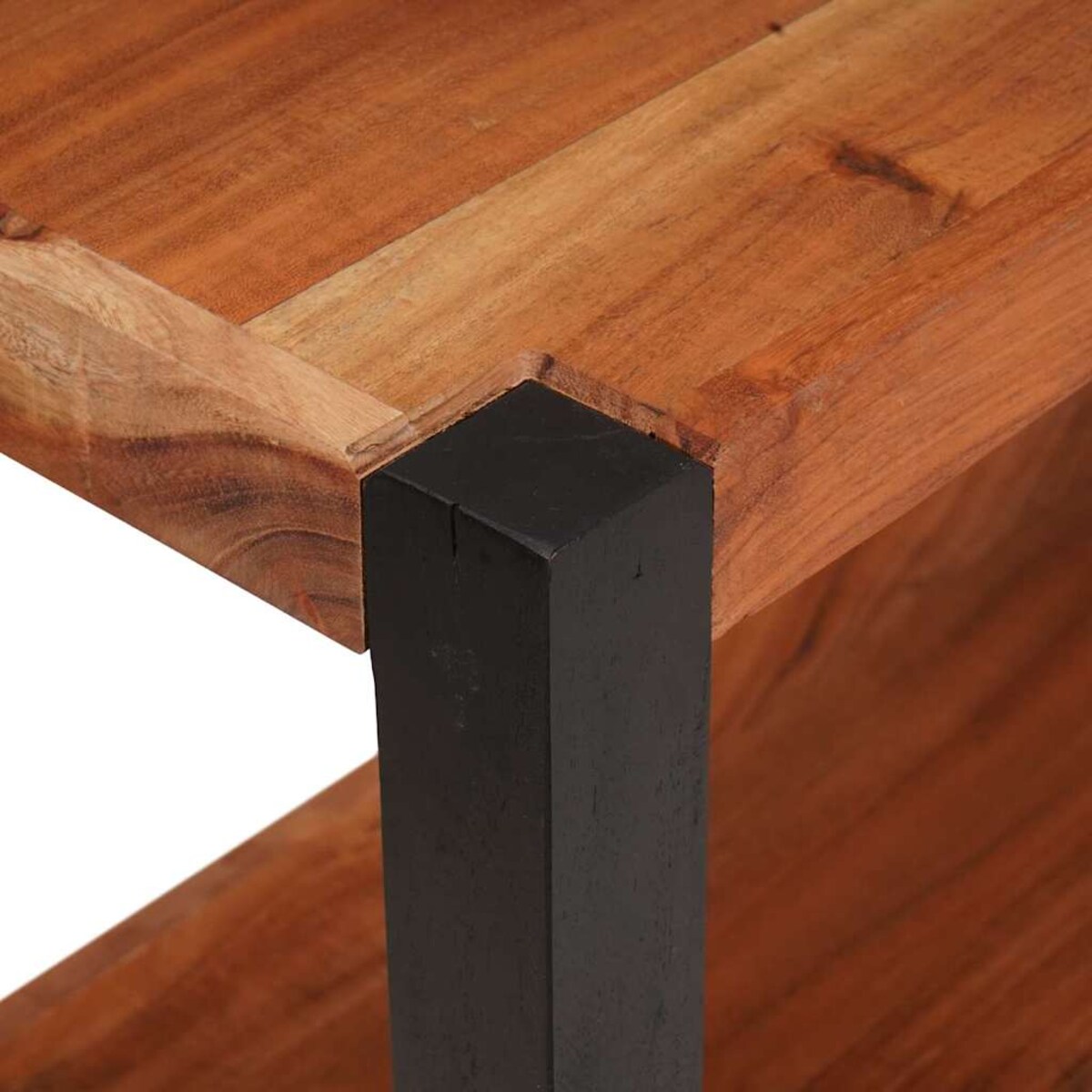 vidaXL Półka na książki Brązowy 80 x 30 x 75 cm Lite drewno akacjowe