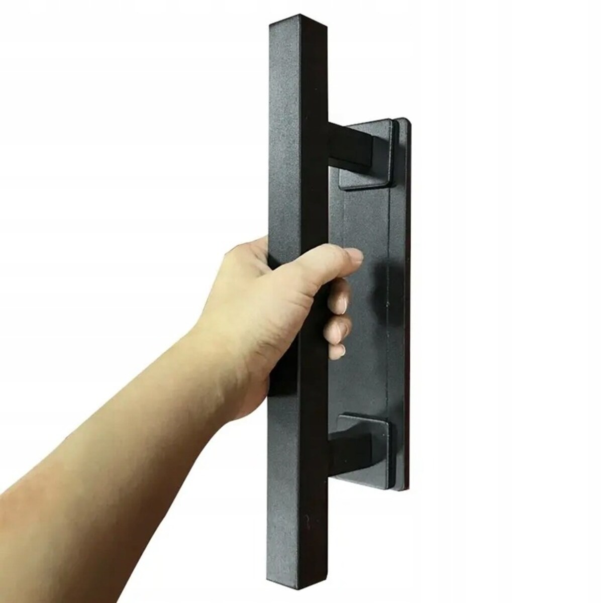 Klamka do drzwi przesuwnych uchwyt matowy czarny pochwyt retro loft premium