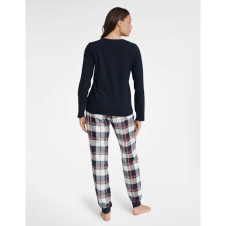 Piżama Goldy 40939-59X Granatowa Granatowy, XL