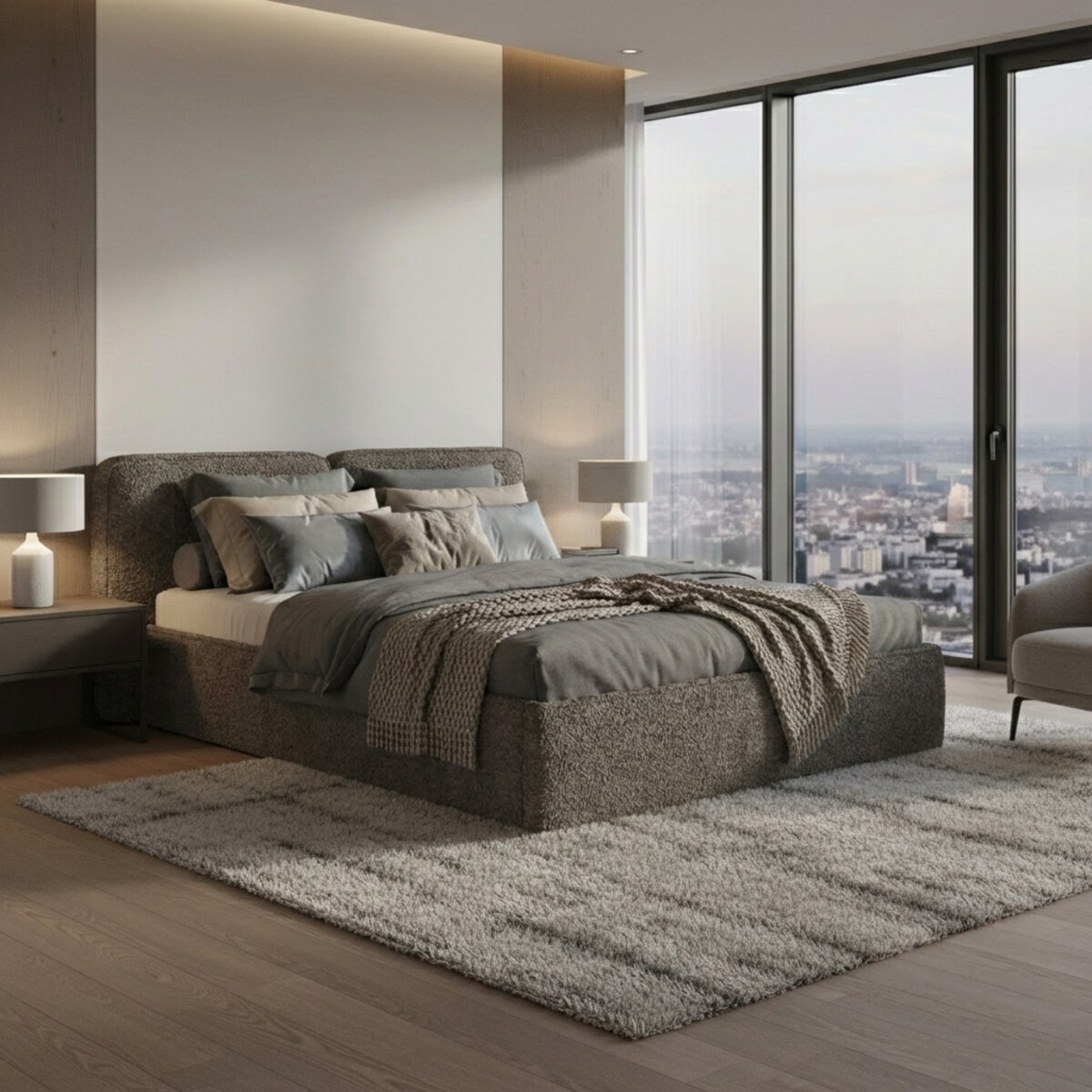 Łóżko Tapicerowane Elite 120X200 Stelaż Pojemnik Na Pościel Abriamo 02