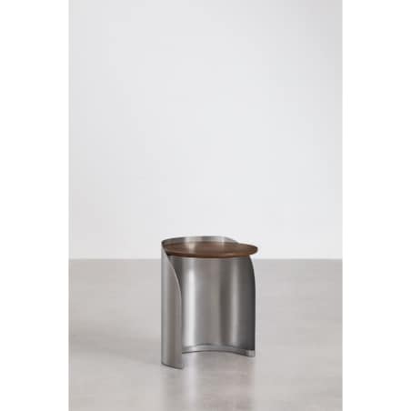 Komplet stolików Xireisa z drewna mango i stali nierdzewnej