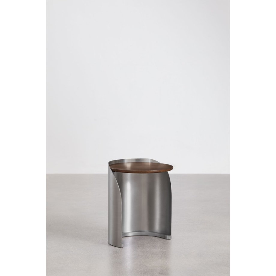 Komplet stolików Xireisa z drewna mango i stali nierdzewnej