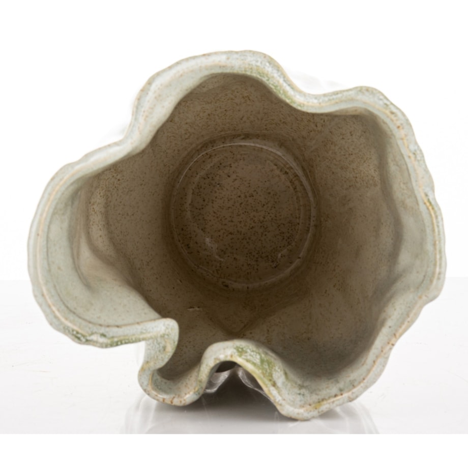 Wazon ceramiczny 25x16x15 cm VAZA beżowy