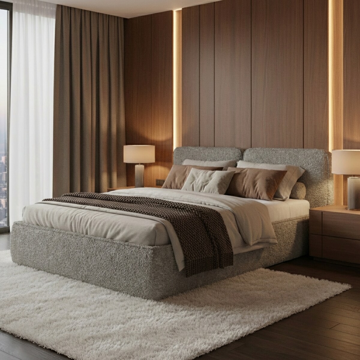 Łóżko Tapicerowane Elite 140X200 Stelaż Pojemnik Na Pościel Loop 17