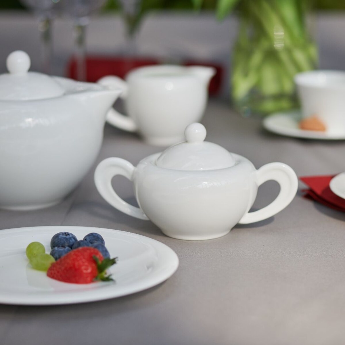 VILLA ITALIA Cukiernica porcelanowa NAOMI WHITE