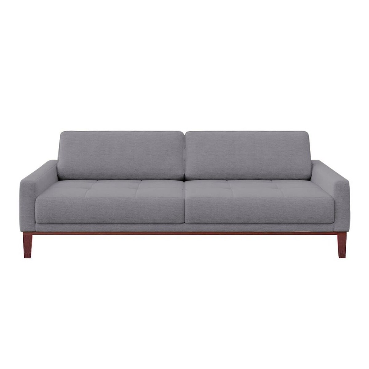 Sofa 3-osobowa Musso z pikowanym siedziskiem szara