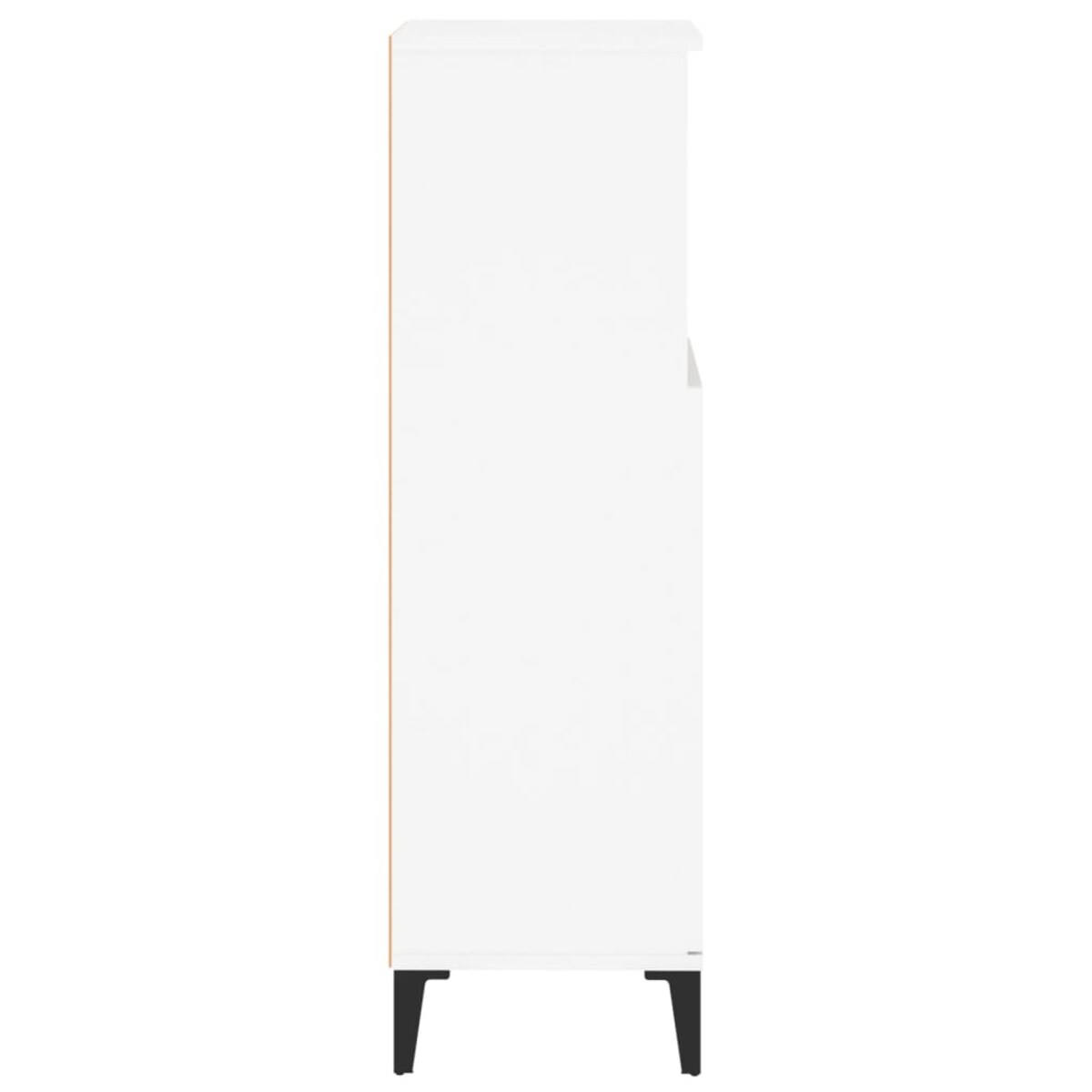 vidaXL Szafka łazienkowa, biała, 30x30x100 cm, materiał drewnopochodny