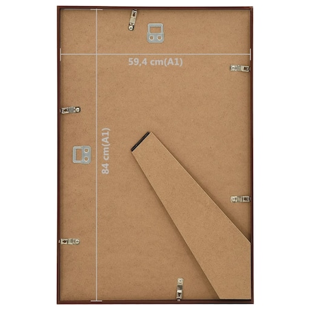 vidaXL Ramki na zdjęcia, 5 szt., ścienne lub stołowe, 59,4x84 cm, MDF