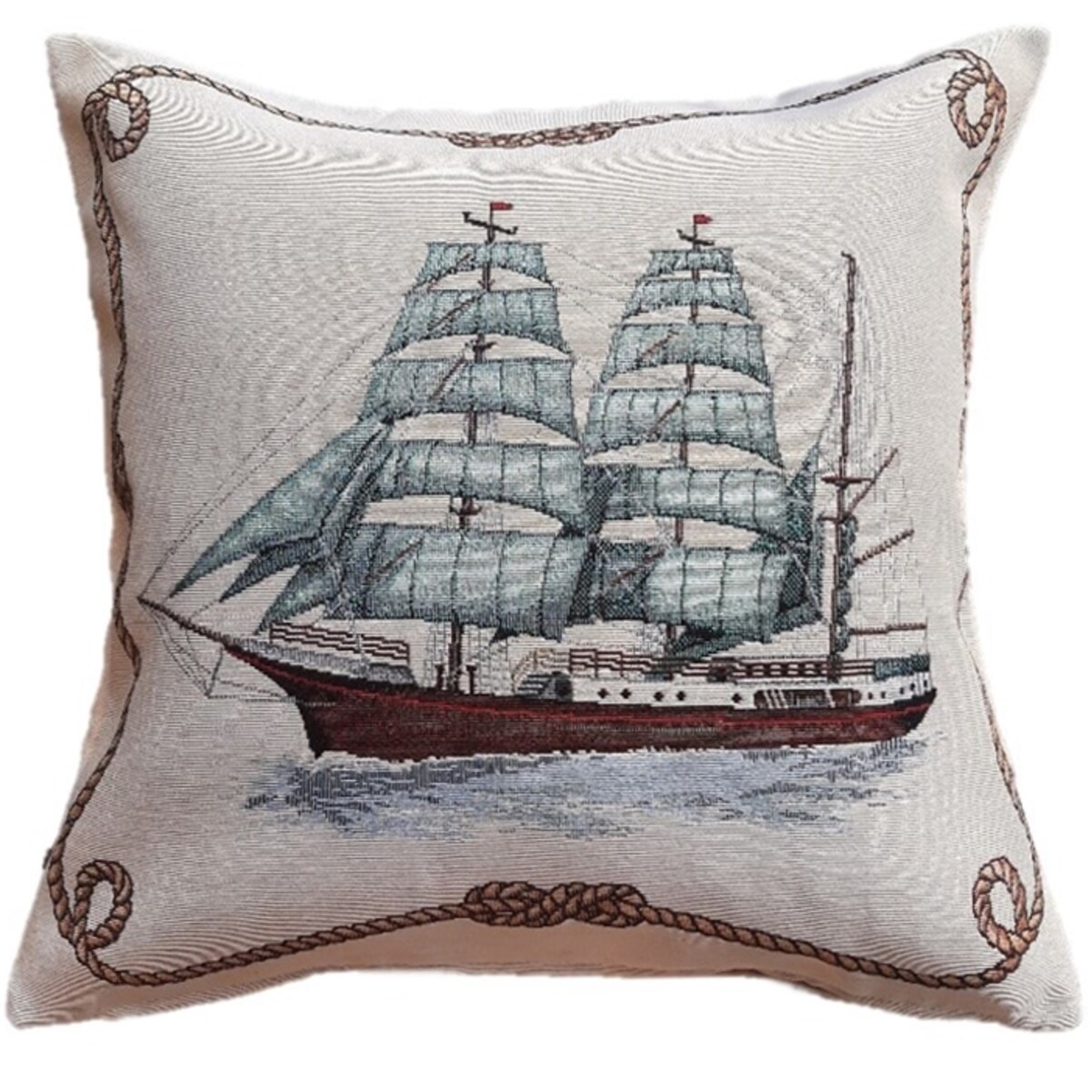 Poszewka Na Poduszkę Jasiek 45X45 Cm Żakardowa Dekoracyjna Ozdobna Nave