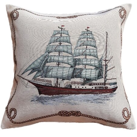 Poszewka Na Poduszkę Jasiek 45X45 Cm Żakardowa Dekoracyjna Ozdobna Nave