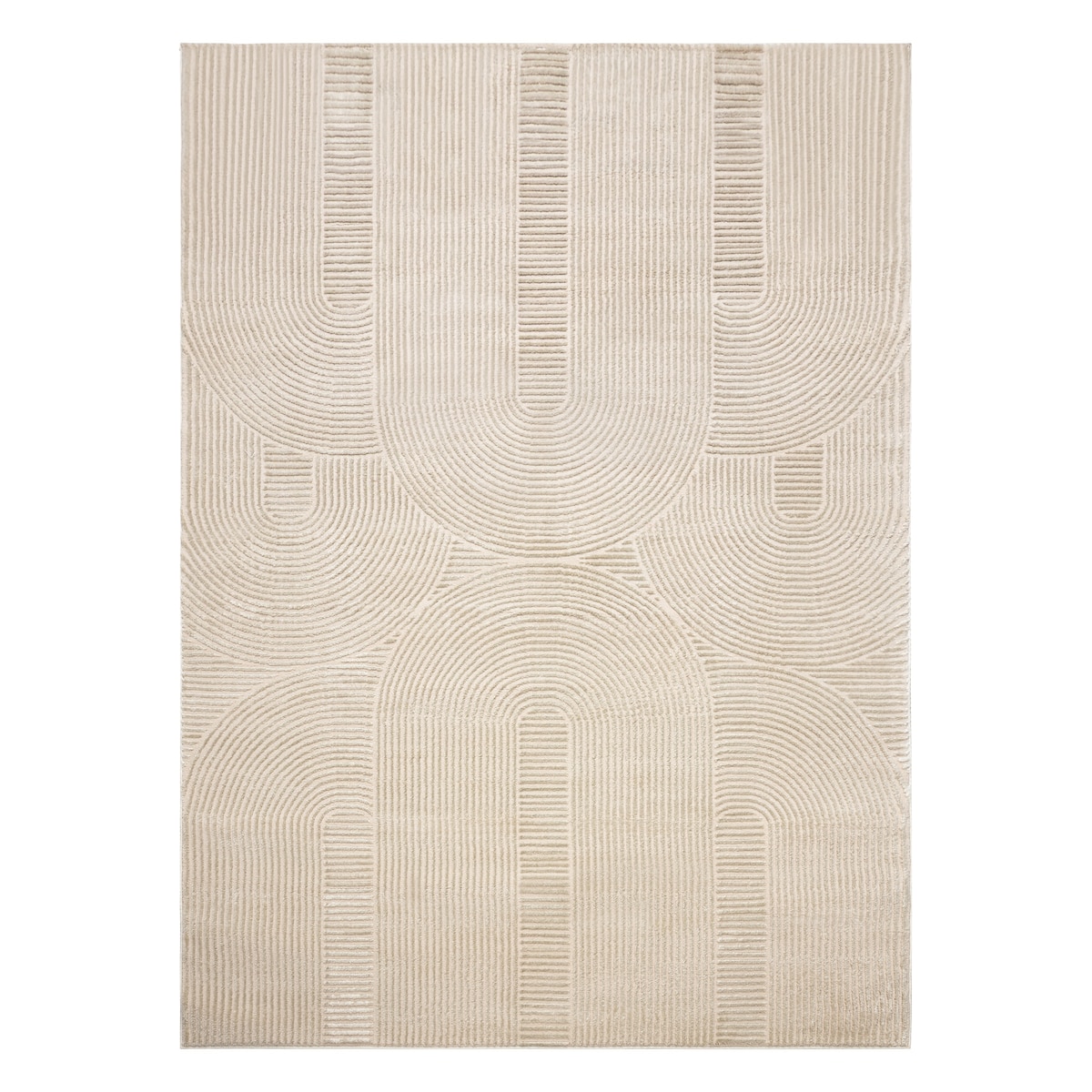 Dywan BALANCE 9086 taupe - Geometryczny, 140x190 cm