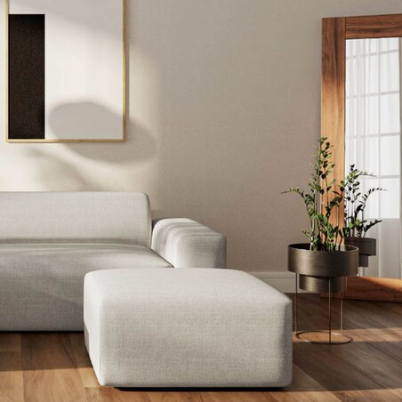 Villet Sofa narożna lewa jasno beżowa