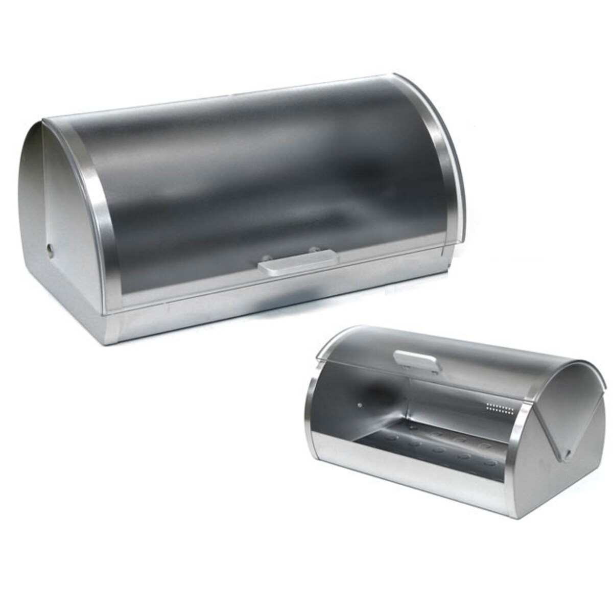 Chlebak stalowo-akrylowy pojemnik na chleb pieczywo bułki KINGHOFF