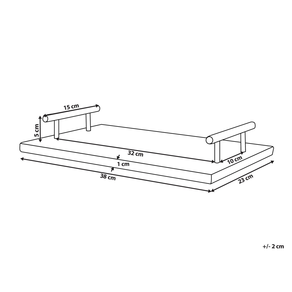 Deska do serwowania DIMARI Kamień Czarny