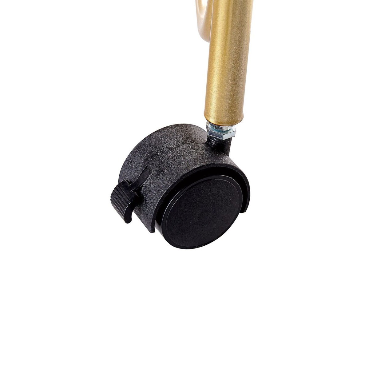 Stojak z 3 koszami na kółkach metalowy złoty AYAPAL