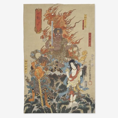 Lniany ręcznik kuchenny - Ichikawa