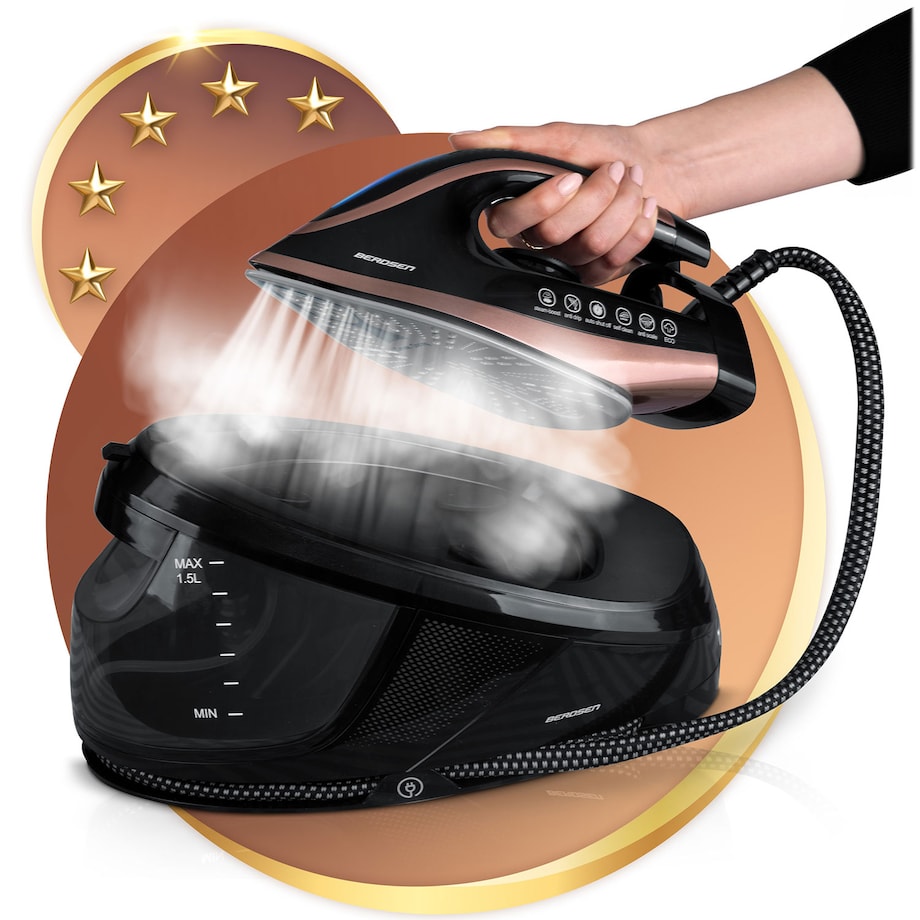 Stacja parowa generator pary żelazko 3000W ceramiczna powłoka Berdsen 333400