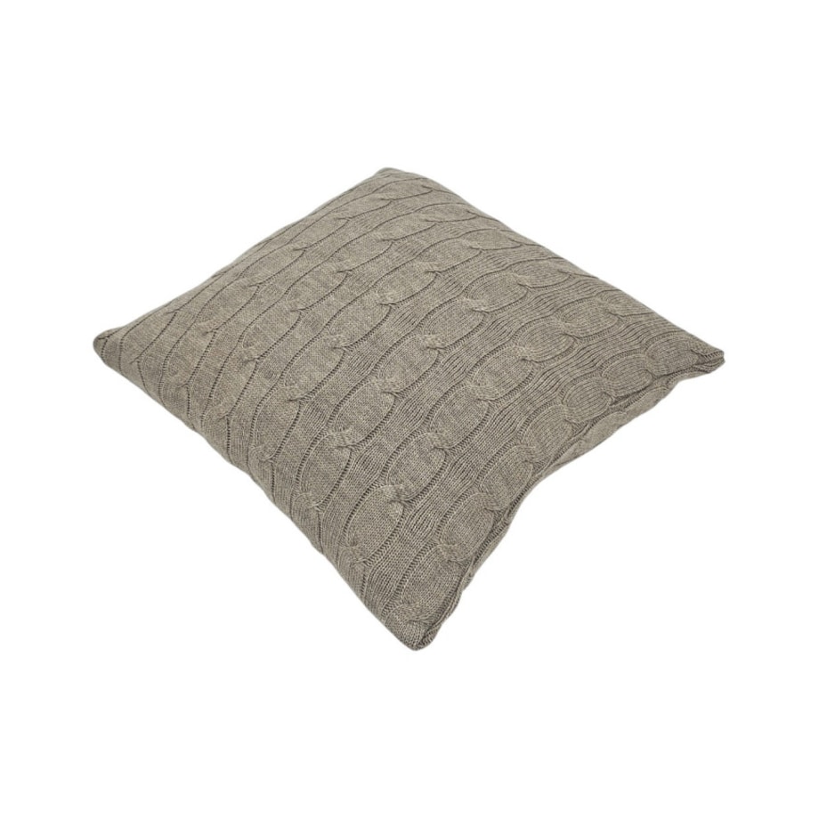 Poszewka dzianinowa na poduszkę 45x45 cm – VERONA TAUPE