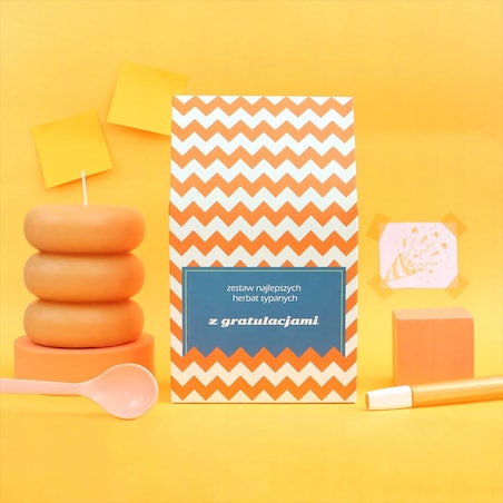 Gratuluję. Zestaw herbat z gratulacjami - prezent upominek na różną okazję