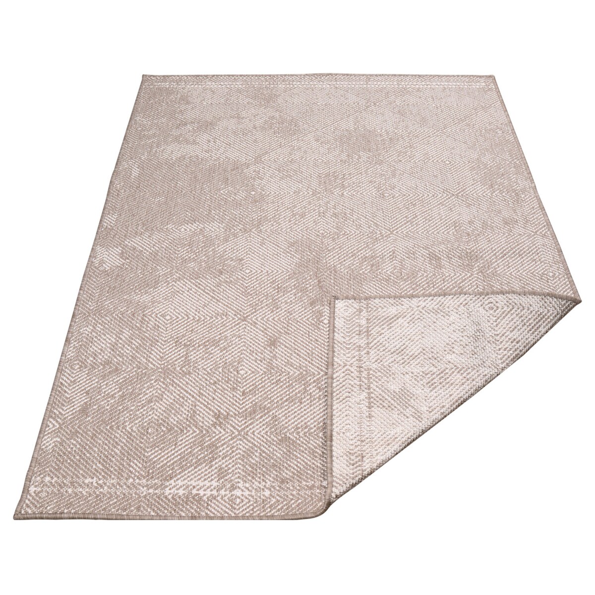 Funkcjonalny dywan na zewnątrz i do wnętrz, dwustronny DUO 58450 Linen 120x170