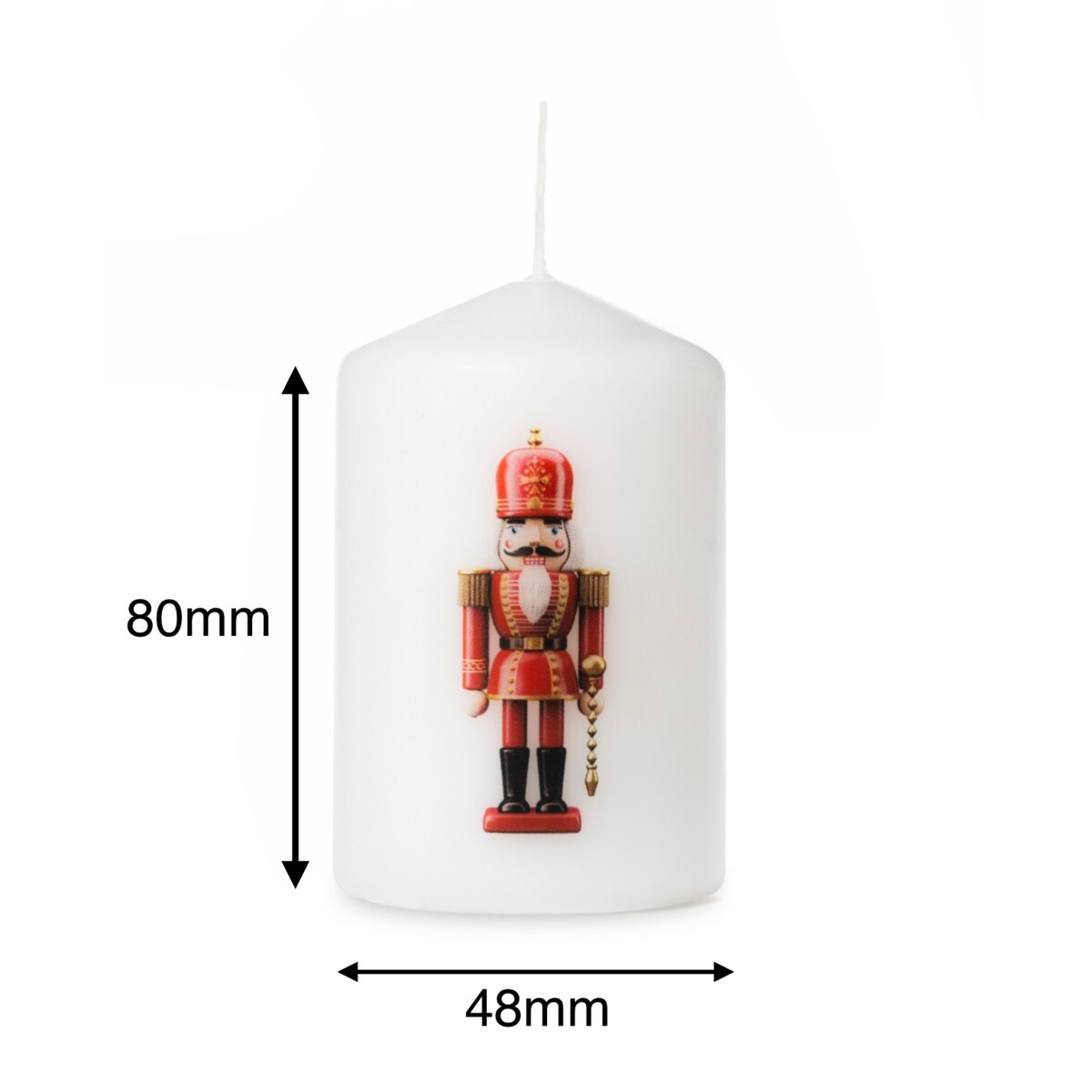Świeca świąteczna – Dziadek do Orzechów, idealna na prezent