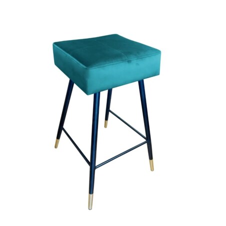 Hoker niski OLIMP VELVET GOLD morski