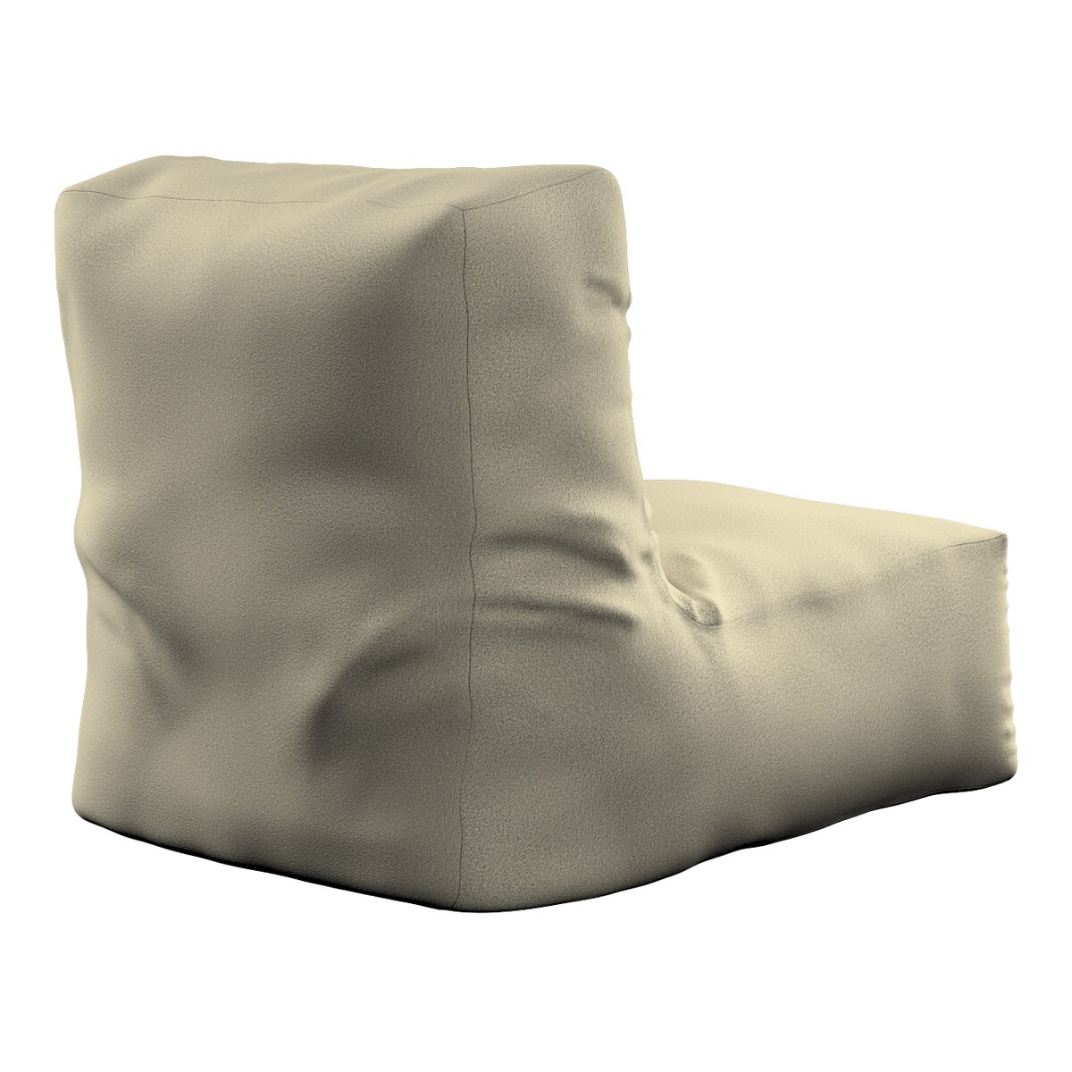 Pufo- fotel Poppy, ciemny beż, 87 x 31 x 75 cm, Boucle