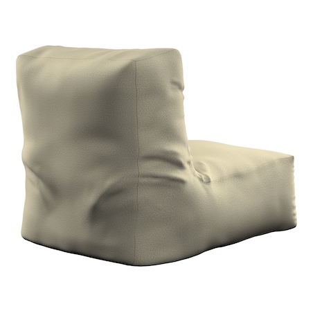 Pufo- fotel Poppy, ciemny beż, 87 x 31 x 75 cm, Boucle