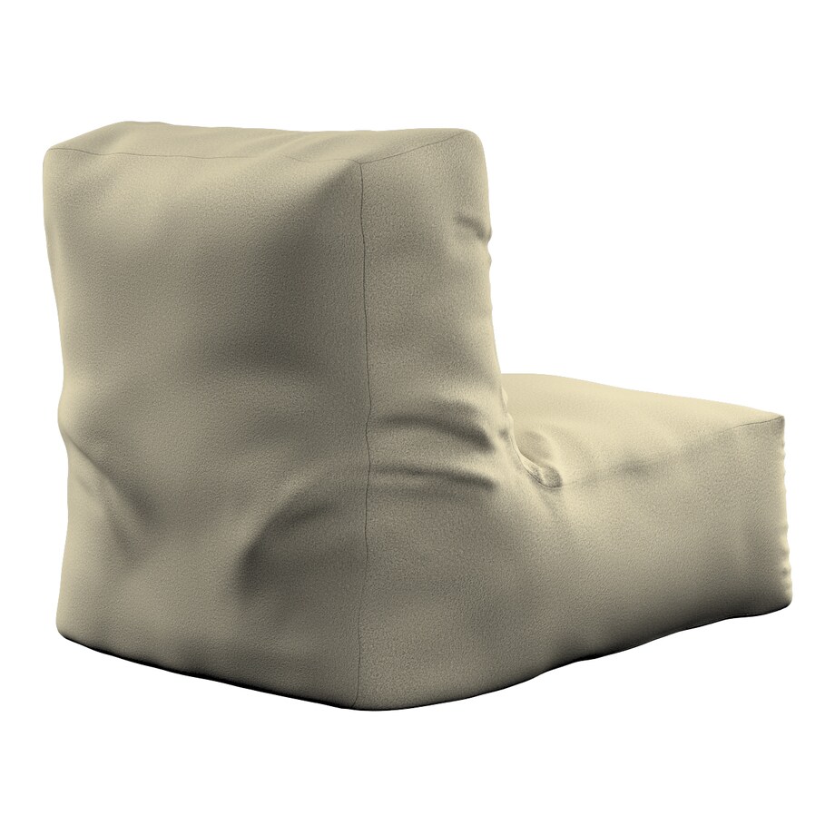 Pufo- fotel Poppy, ciemny beż, 87 x 31 x 75 cm, Boucle