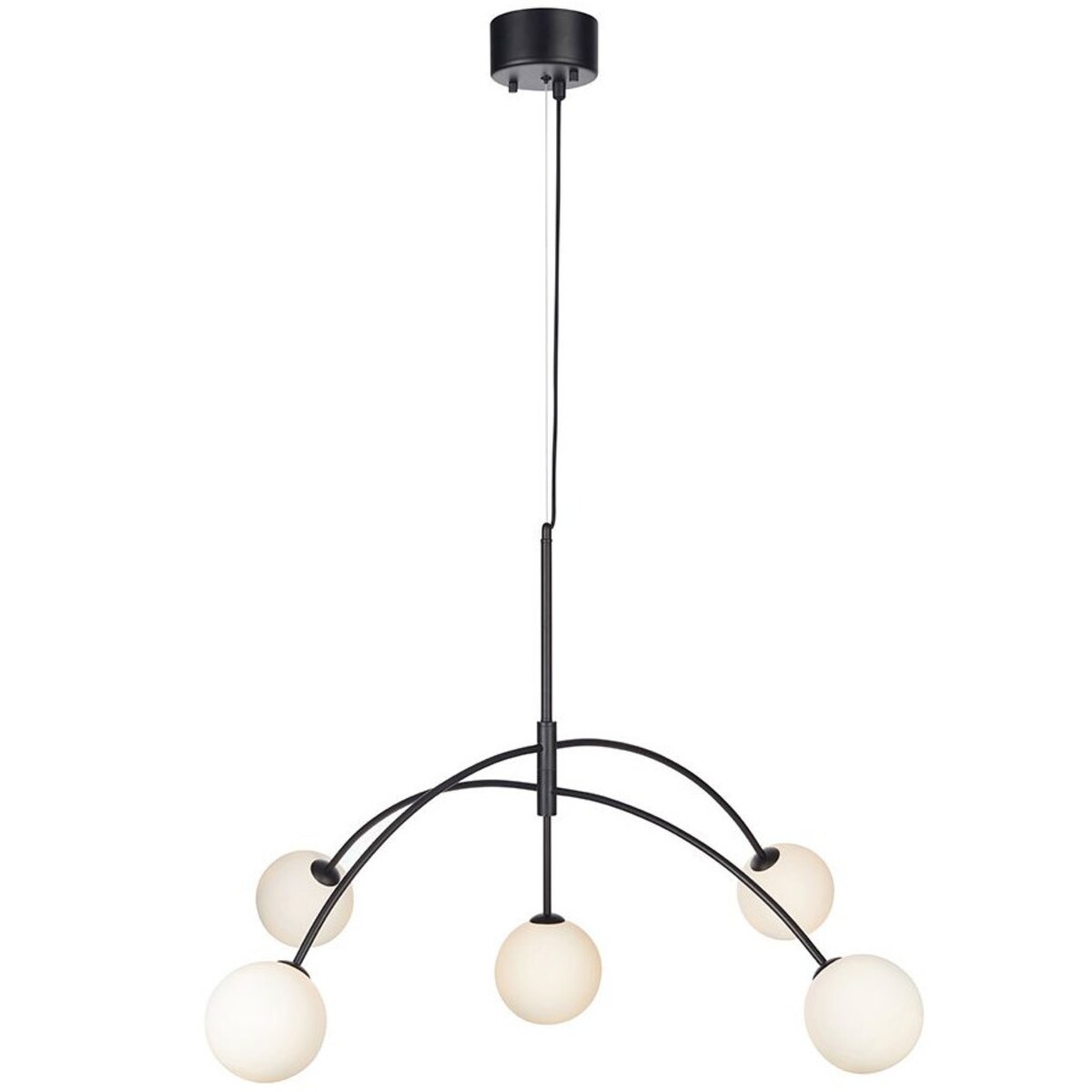 LAMPA wisząca HEAVEN 107560 Markslojd metalowa OPRAWA zwis kule szklane balls czarne białe