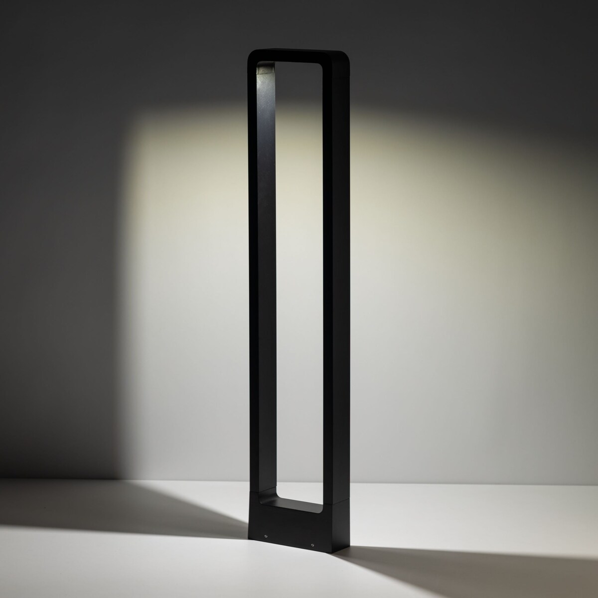 Lampa zewnętrzna słupek LED 10W IP54 TK Lighting ARIUS L Black 80 cm czarna ogrodowa na taras ścieżkę 230V