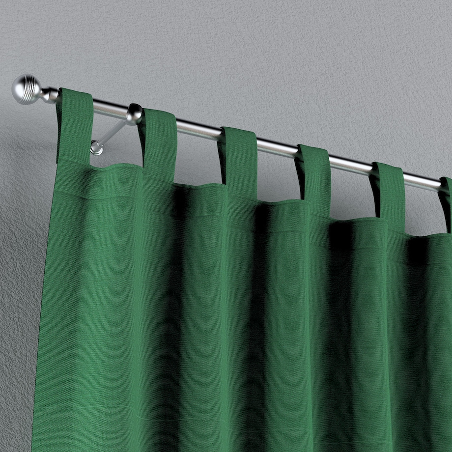 Zasłona na szelkach 1 szt. 130x245 butelkowa zieleń